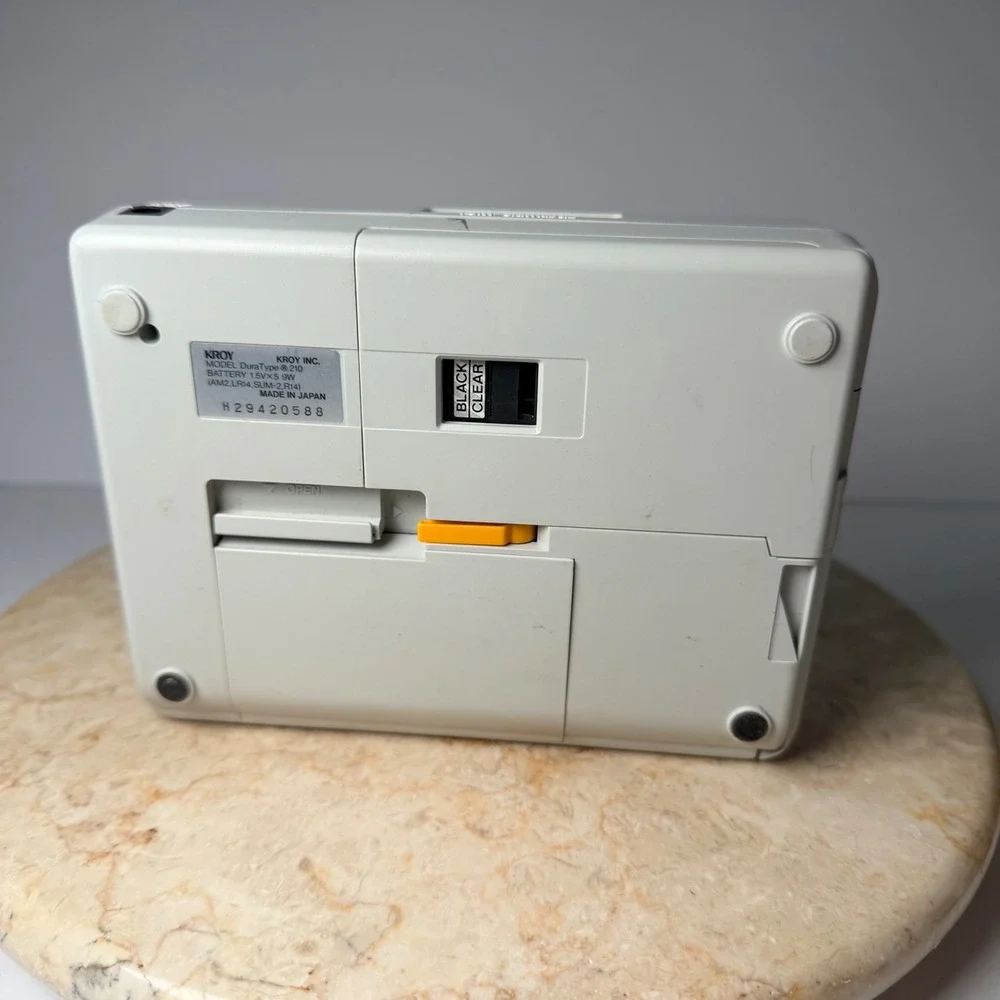 Kroy DuraType 210 Electronic Labeling System Gray Vintage Label Maker Works